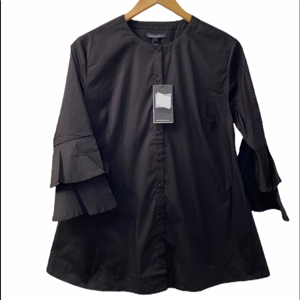 Rochelle Maternity Shirt Caviar Black